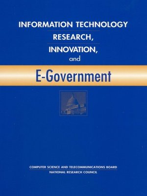 cover image of Information Technology Research, Innovation, and E-Government